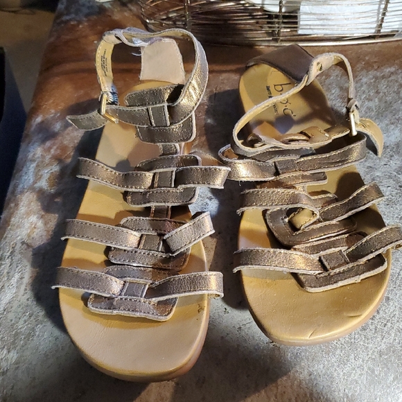 boc Shoes - b.o.c. Bronze Strappy Sandals